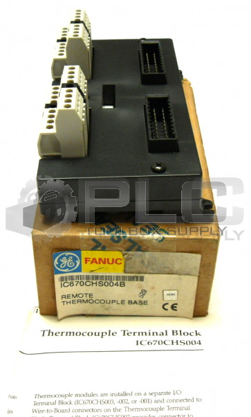 NEW IN BOX GE FANUC IC670CHS004B REMOTE THERMOCOUPLE BASE