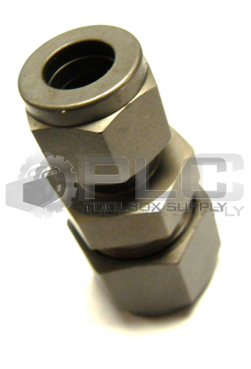 NEW LOT OF 3 SWAGELOK TI-810-6-6 REDUCING UNION 1/2" 3/8"