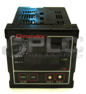 CHROMALOX 2104-SR100 TEMPERATURE CONTROLLER 100/240VAC 15VA 4OUT