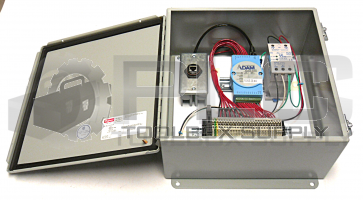 NEW HOFFMAN A1212CH STEEL ENCLOSURE W/ADAM-6066 AND PS5R-B24