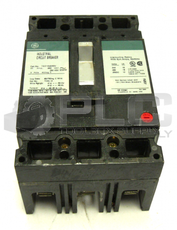 GE TED134030V INDUSTRIAL CIRCUIT BREAKER 30 AMP/480VAC 3 POLE