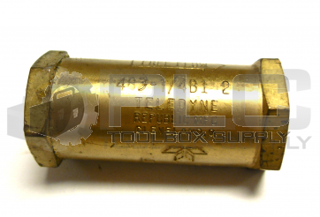 TELEDYNE 483-1/4B1-2 CHECK VALVE 483-1  4B1-2