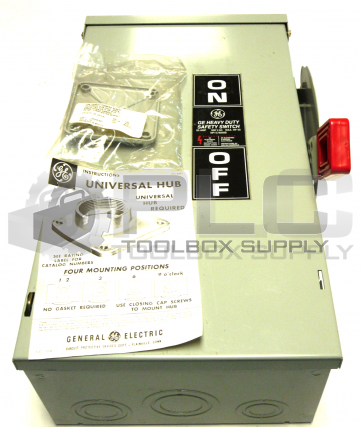 NEW GE THN3362R SAFETY SWITCH MODEL 10 AMPS 60A 600V ***READ***