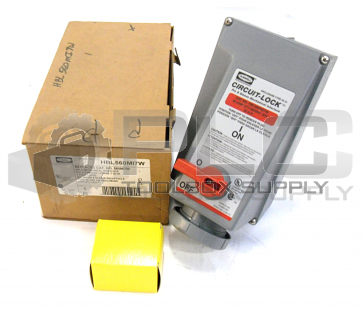 NEW HUBBELL HBL560MI7W INTERLOCK ENCLOSURE 