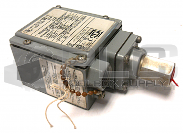 SQUARE D 9012 GCW-3 SER.C PRESSURE SWITCH 9012-GCW-3