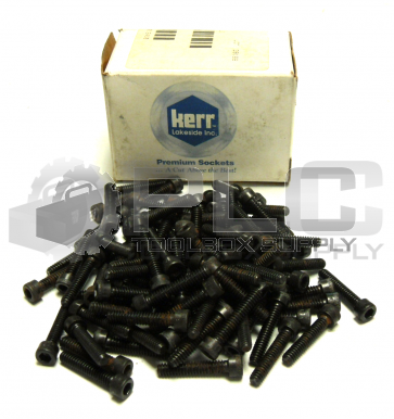 NEW QTY OF 100 KERR 10-24X1 HEX SOCKET CAP SCREWS