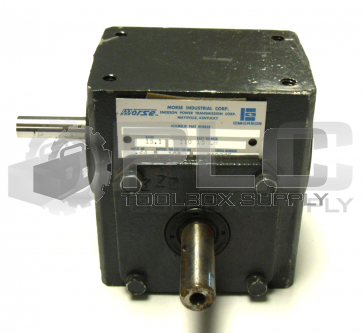 MORSE I10 15 LR GEAR REDUCER RATIO 15.0 INPUT HP .25 OUTPUT TORQUE 105