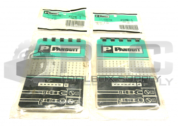 NEW LOT OF 2 SEALED PANDUIT PCMB-1 MARKER  BOOK 