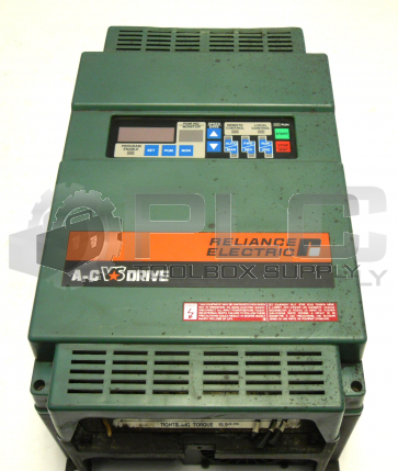 RELIANCE ELECTRIC 2GU41003 DRIVE 3HP IN 6.4AMP 3PH 460VAC OUT 5.3AMP 460VAC