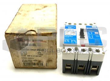 NEW CUTLER HAMMER FDB3040L CIRCUIT BREAKER 6638C31G89