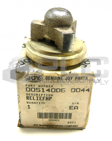 NEW JOY 00514006-0044 RELIEF VALVE 