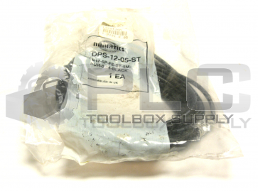 NEW SEALED NUMATICS DPS1205ST CONNECTOR M12 STRAIGHT FEMALE DPS-12-05-ST 