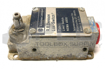 NEW TELEMECANIQUE L100WTR /F R.B. DENISON LOT-SWITCH TYPE L NEMA A600
