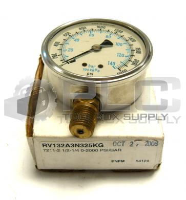 NEW ENFM RV132A3N325KG GAUGE 0-2000PSI 