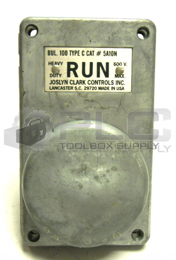 NEW JOSLYN CLARK CONTROLS 5A10N PUSHBUTTON 600V HEAVY DUTY