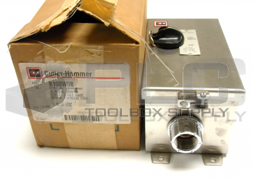 NEW CUTLER HAMMER B100W0B MANUAL STARTER SIZE 0  SIGNLE PHASE 