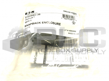 NEW SEALED EATON E1016SC-38 SNAPBACK ENCLOSURE 