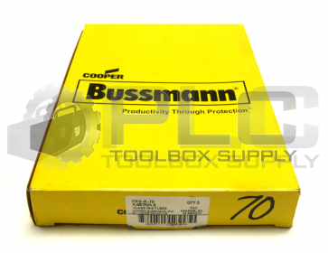 NEW BOX OF 5 BUSSMANN  FRS-R-70 FUSE 