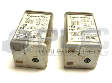 LOT OF 2 ALLEN BRADLEY 700-HA32Z12-99 RELAY  SER B 700-HA32Z12