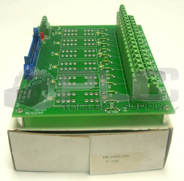 NEW CROUZET PB-24HQ-269 CONTROL DEVICE MODULE RACK FUSE 50PIN SCREW RACK