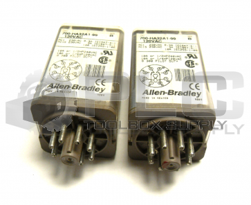 LOT OF 2 ALLEN BRADLEY 700-HA32A1-99 /B RELAY 