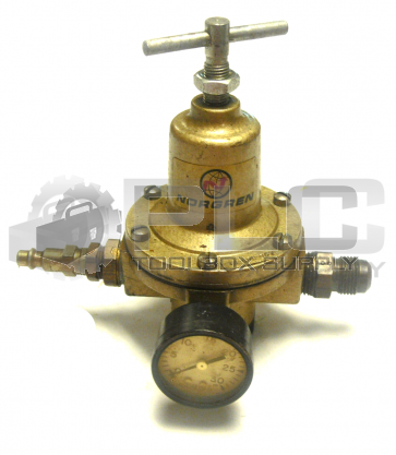 NORGREN 11-002-067 REGULATOR 1/2IN PTF 5-125PSIG 260SCFM W/GAUGE