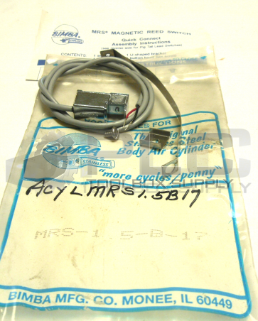 NEW BIMBA MRS-1.5-B-17 MRS MAGNETIC REED SWITCH