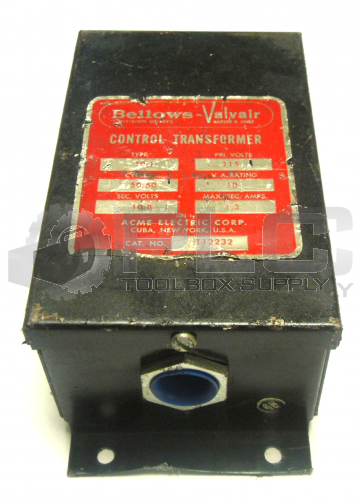 BELLOWS-VALVAIR T12232 CONTROL TRANSFORMER