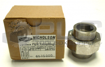 NEW SPENCE NICHOLSON 6575000 UNIFLEX PIPE COUPLING 1" 304/FC GASKET SOCKET WELD