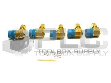 NEW LOT OF 5 SWAGELOK B-400-2-6 MALE ELBOW 1/4 X 3/8 