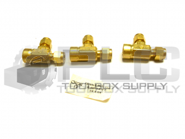 NEW LOT OF 3 SWAELOK B-400-3-4TFT FEMALE RUN TEE 1/4 