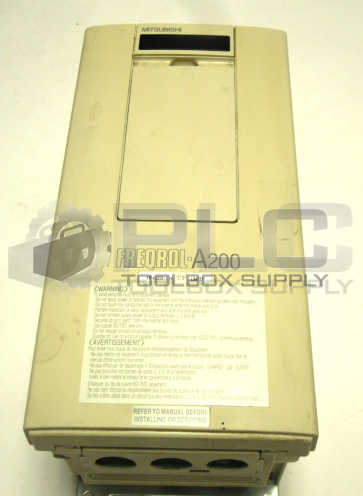 MITSUBISHI FR-A220E-2.2K-TF2 3HP 230V AC DR FREQROL-A200***READ***