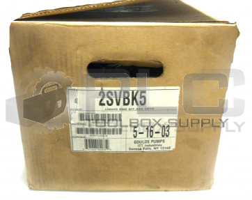NEW GOULDS 2SVBK5 PUMP SSV 304SS 5 STAGE PEO