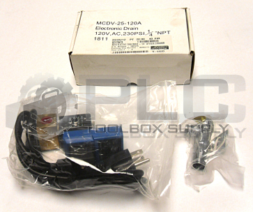 NEW MIDWEST CONTROL MCDV-25-120A AUTO ELECTRIC TANK DRAIN 