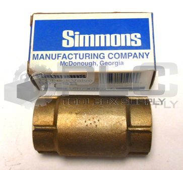 NEW IN BOX SIMMONS 503-SB CHECK VALVE 1"