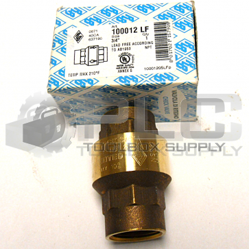 NEW IN BOX RB 100012-LF CHECK VALVE 3/4''