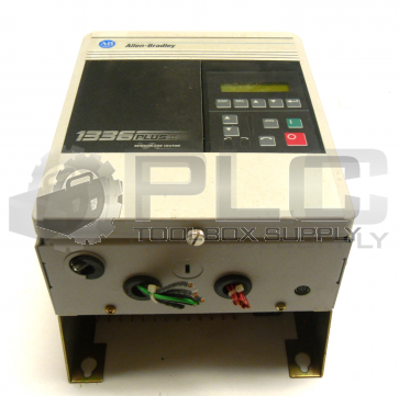 ALLEN BRADLEY 1336F-BRF30-AA-EN-HAS2-LA4-L4 1336 PLUS II SENSORLESS VECTOR 