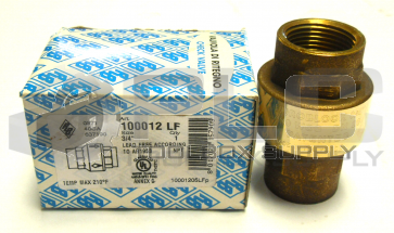NEW IN BOX EUROBLOCK 100012LF BRASS CHECK VALVE 3/4" 400WOG DN20