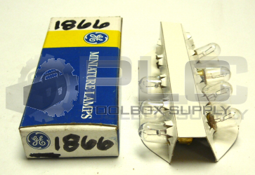 NEW  LOT OF 7 GE 1866 BULB MINIATURE .25AMP 6.3V INCANDESCENT