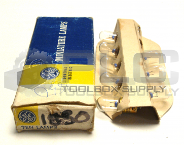 NEW BOX OF 8 GENERAL ELECTRIC 1850  MINIATURE LAMPS