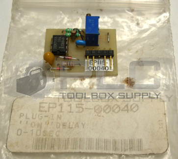 NEW DANAHER CONTROLS EP11500040 PLUG-IN ON DELAY 0-10 SEC