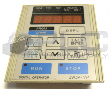 YASKAWA JVOP-114 KEYPAD INTERFACE FOR VARISPEED DIGITAL OPERATOR