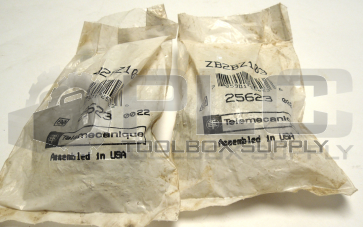 NEW LOT OF 2 TELEMECANIQUE ZB2BZ103 PILOT DEVICE MOUNTING BASE