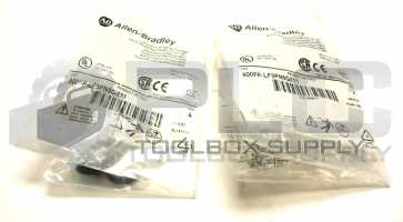 NEW LOT OF 2 ALLEN BRADLEY 800FP-LF3PN5GX11 GREEN  PUSH BUTTON SER A *READ*