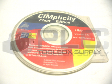 CIMPLICITY PLANT EDITION HMI VERSION 5.5 44A736970-001R19 
