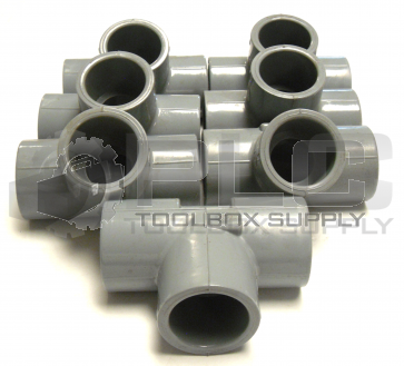 NEW LOT OF 7 NIBCO CHEMTROL 1" TEE FITTING