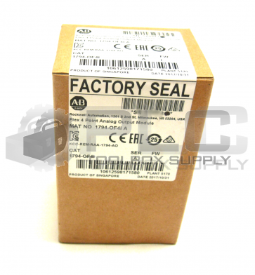2017 NEW SEALED ALLEN BRADELY 1794-OF4I /A FLEX 4 POINT ANALOG OUTPUT MODULE