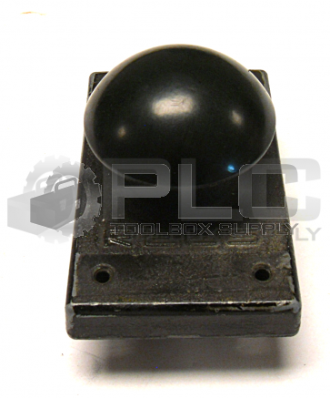 REES 00662-003 DARK BLACK MUSHROOM-HEAD PUSHBUTTON
