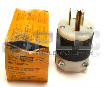NEW HUBBELL HBL5266C CORD GRIP 2 POLES 15A 125V NEMA 5-15P