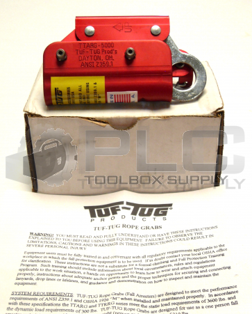 NEW TUF-TUG TTARG-5000 TUF-TUG ROPE GRABS 